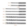 CAT DA03901 10 Parça Tungsten Karbür SDS-Plus Beton Matkap Uç Seti