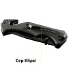 CAT DA980012 3 IN 1 Çok Fonksiyonlu Katlanabilir 20CM Paslanmaz Çelik Siyah Kamp Çakısı