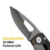 CAT DA980266 Kemer Askı Kancalı Karabinalı Katlanabilir 13CM Paslanmaz Çelik Siyah Kamp Çakısı