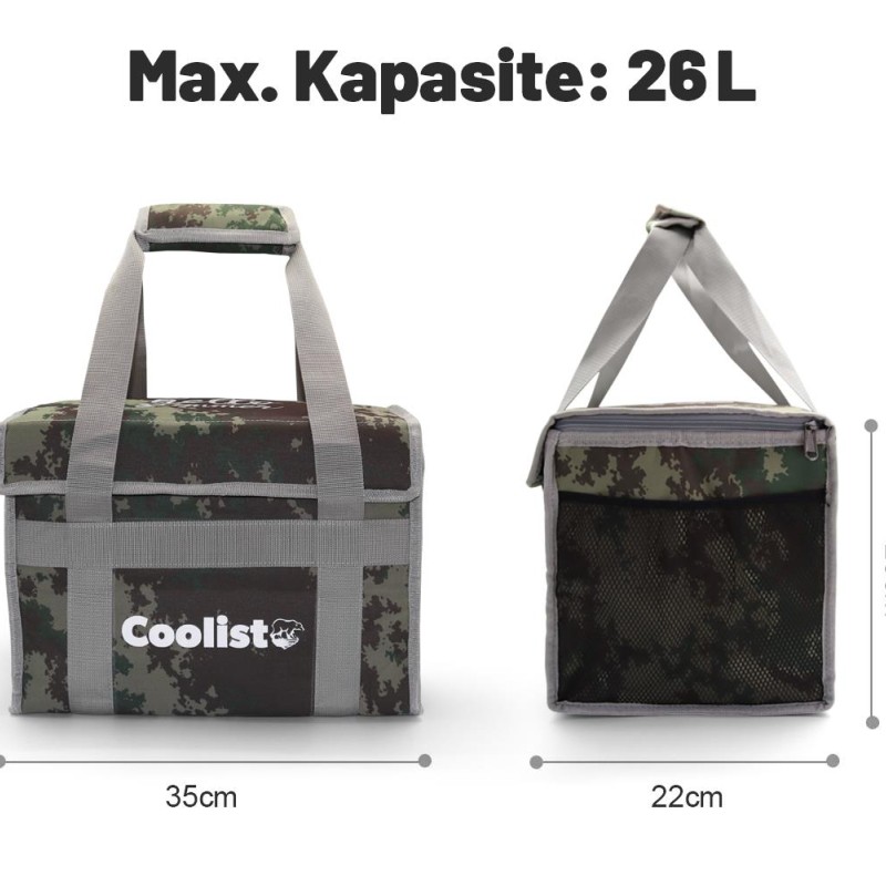 Coolist CL26C 26 Litre Katlanabilir Termos Bez Çanta / Buzluk