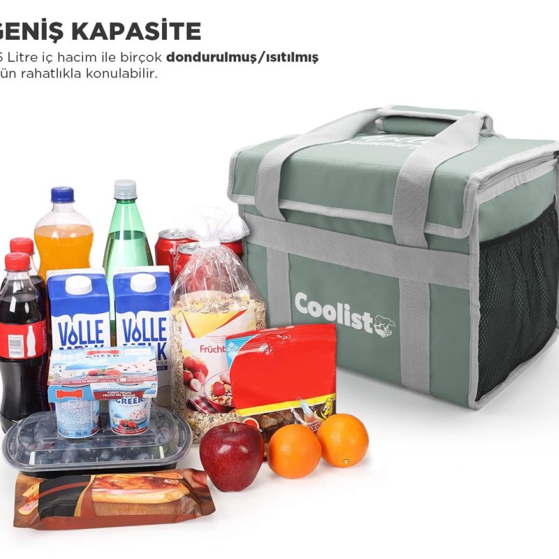 Coolist CL26LG 26 Litre Katlanabilir Termos Bez Çanta / Buzluk