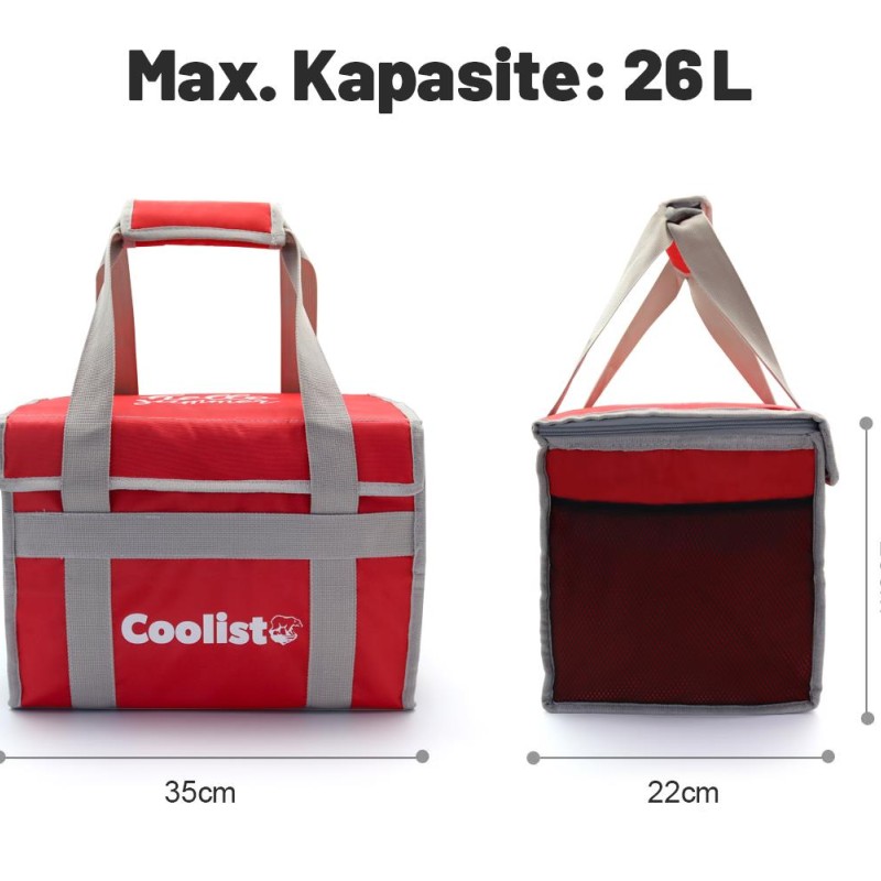 Coolist CL26R 26 Litre Katlanabilir Termos Bez Çanta / Buzluk