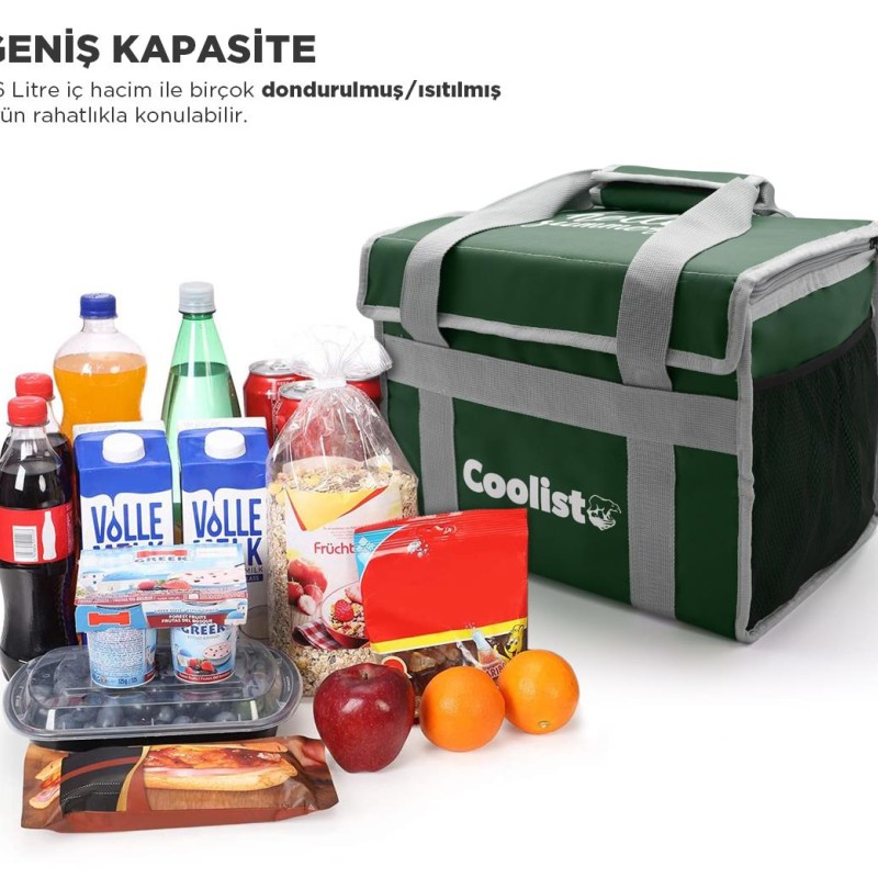 Coolist CL36G 36 Litre Katlanabilir Termos Bez Çanta / Buzluk