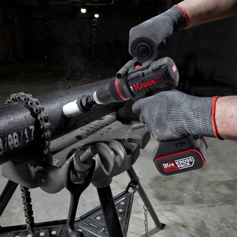 Kress KUC33.91 20Volt 95Nm Kömürsüz Profesyonel Şarjlı Darbeli Matkap (Akü Dahil Değildir)
