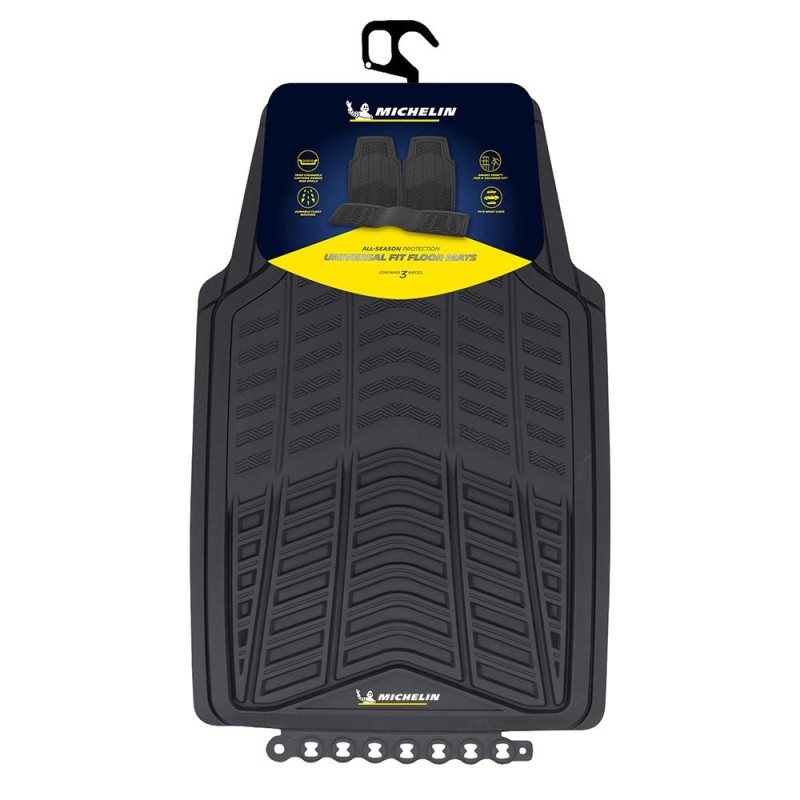 Michelin MC33863 Tüm Araçlara Uyumlu 3 Parça Üniversal 3D Havuzlu Oto Paspas