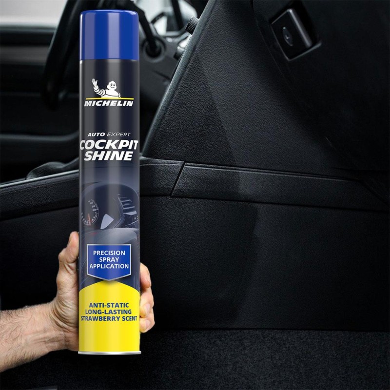 Michelin MC34358 750ml Torpido ve Kokpit Parlatma ve Bakım Spreyi Çilek Aromalı
