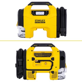 STANLEY SXVI02001 12V/18V 160 PSI Dijital Göstergeli Lastik&Yatak Şişirme+Araç Süpürgesi (Akü Dahil Değildir) SXVI02001