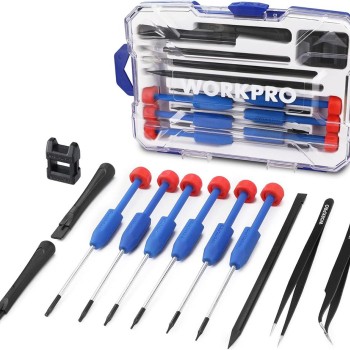 WORKPRO WP200531 12 Parça CR-V Elektronikçi Hassas Profesyonel Onarım Seti
