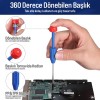 WORKPRO WP200531 12 Parça CR-V Elektronikçi Hassas Profesyonel Onarım Seti
