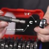 WORKPRO WP200534 32 Parça 1/4'’ Profesyonel Mini Cırcır Lokma Kollu Bits Vidalama Seti