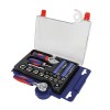 WORKPRO WP200555 1/4'’ 1/2’’ 38 Parça Cr-V Lokma ve Topaç Cırcır Araç Tamir Seti