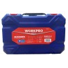 WORKPRO WP202525 30 Parça 1/2’’ CR-V Metrik/İnç Profesyonel Lokma Takımı