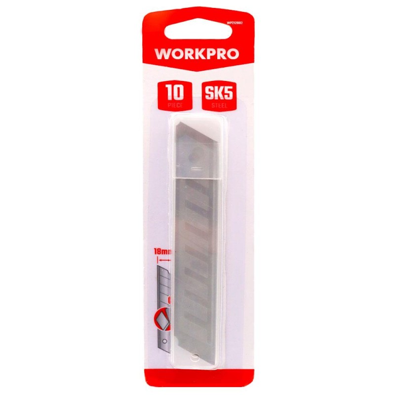 WORKPRO WP212002 18MM 10’Lu Maket Bıçağı Yedeği