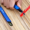 WORKPRO WP212012 9MM Alüminyum Kasa Cep Askılı Maket Bıçağı (MAVİ)