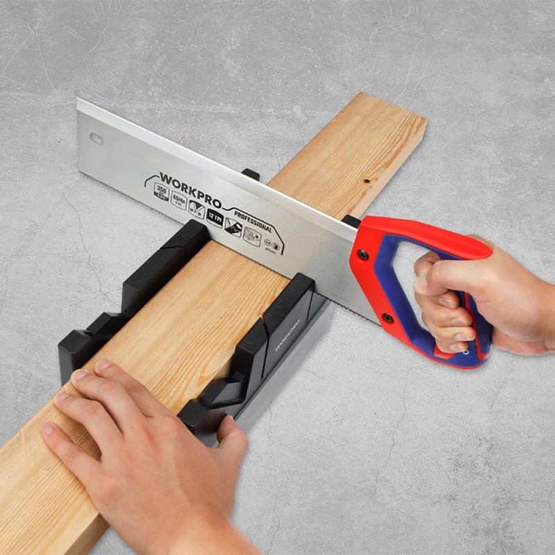 WORKPRO WP215029 300mm 45/90/135° Profesyonel Şevli/Gönye Kutusu (Testere Dahil Değildir)