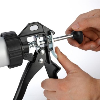 WORKPRO WP224006 590ml 6 Parça Alüminyum Profesyonel Sosis Tipi Silikon Tabancası