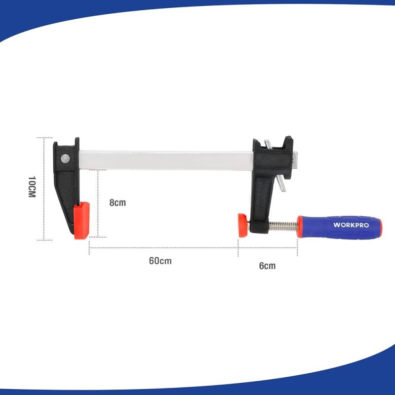 WORKPRO WP232033 60cm Döküm Profesyonel Marangoz İşkence