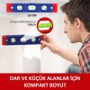 WORKPRO WP262038 225MM Manyetik Şoka Dayanıklı Torpedo Su Terazisi