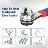 WORKPRO WP272063 7-22mm CR-V Profesyonel Ayarlanabilir 200mm Cırcır Anahtar