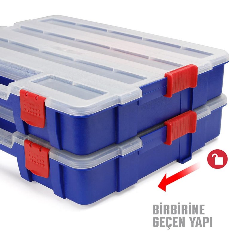 WORKPRO WP283007 38x30x6,8mm Profesyonel İstiflenebilir Organizer