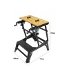 WORKPRO WP289027 100Kg 6 Kademe Ayarlanabilir Profesyonel Katlanabilir Çalışma Tezgâhı