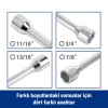 WORKPRO WP314005 17 19 21 23 Cr-V 400mm 4 Kollu Profesyonel Bijon Anahtarı