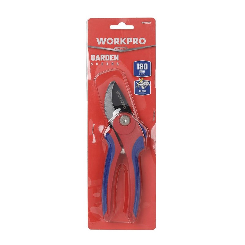 WORKPRO WP332001 180mm Profesyonel Bağ Bahçe Dal Budama Makası