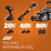 WORX WA3639 20Volt 2.0Ah. Li-ion PowerShare Yedek Akü