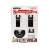 WORX WA5092 4 Parça Universal Metal, Ahşap Kesme ve Raspalama Aksesuar Seti