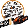 WORX WX380.9C 20Volt 2.0Ah. 2.2J Li-ion Tek Akülü Şarjlı Profesyonel SDS-Plus Pnömatik Kırıcı/Delici